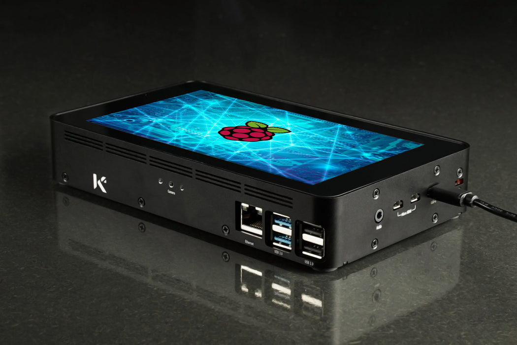 KKSB Raspberry Pi 4 7-inch Touchscreen Case Raspberry Pi Aluminium Enclosure