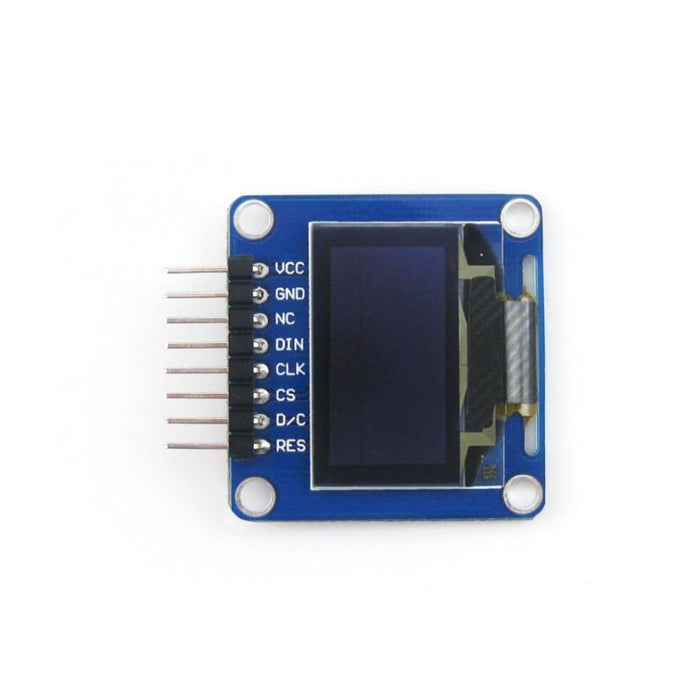 0,96 tums SSD1306 -chip OLED 128x64p I2C och SPI -stöd Horisontellt krökt stifthuvud