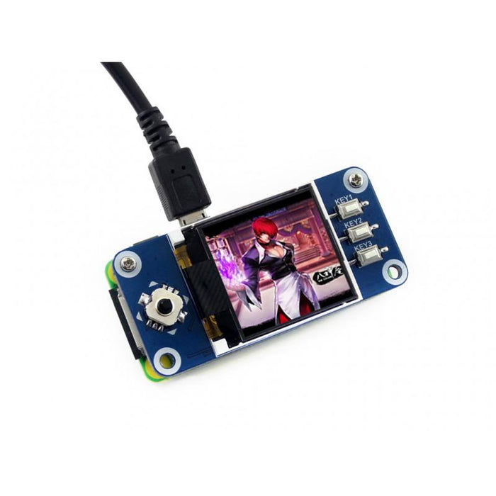 1,44 tum ST7725S 65K RGB LCD -skärmhatt för Raspberry Pi 128x128p SPI -gränssnitt