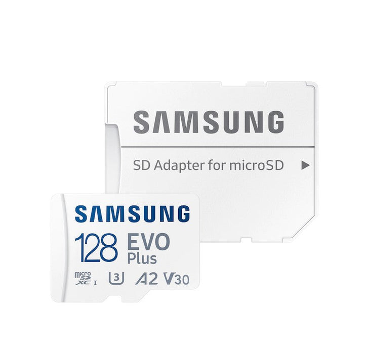 Samsung EVO Plus Micro SD 128 GB Memory Card (Temp./Water/Magnet/X-Ray Proof)