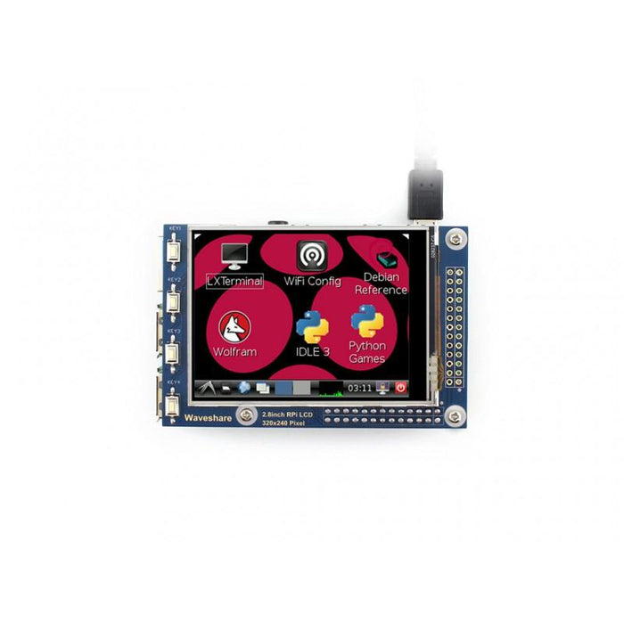 320x240p XPT2046 2,8 tums Raspberry Pi Resistive Touch TFT LCD med pekpenna