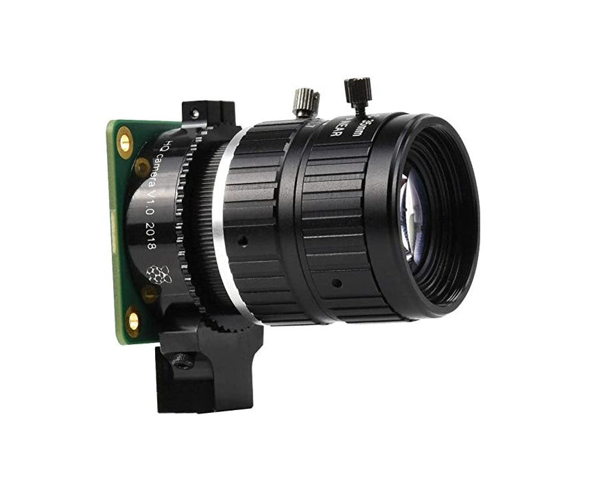 35 mm flerfältvinkel teleobjektiv med C -fäste för Raspberry Pi hög kvalitet kamera