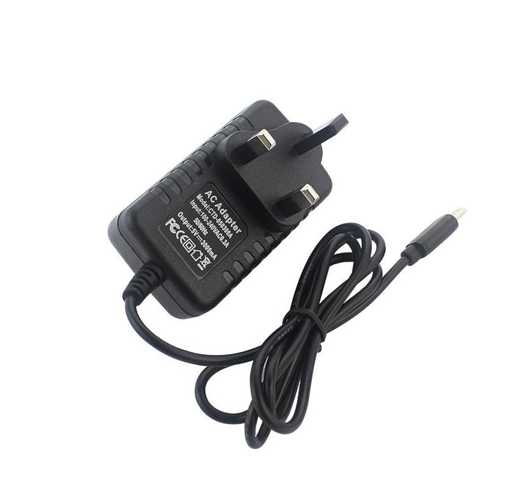 USB C strömförsörjning för Raspberry Pi 4 Model B (5V / 3A - 100 ~ 240V - Storbritannien Plug)