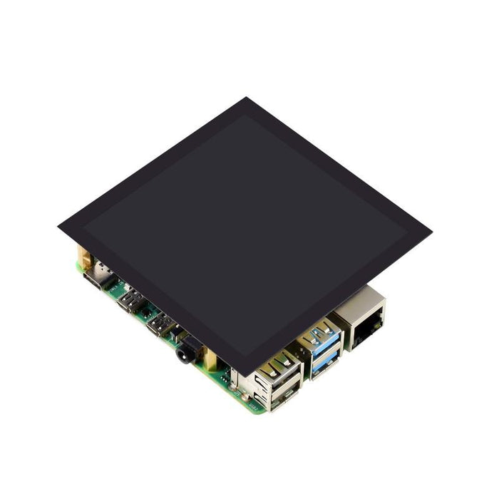 Fyrkantig 4 tum 720x720p DPI666 I2C 6H Kapacitiv Touch IPS LCD för Raspberry Pi