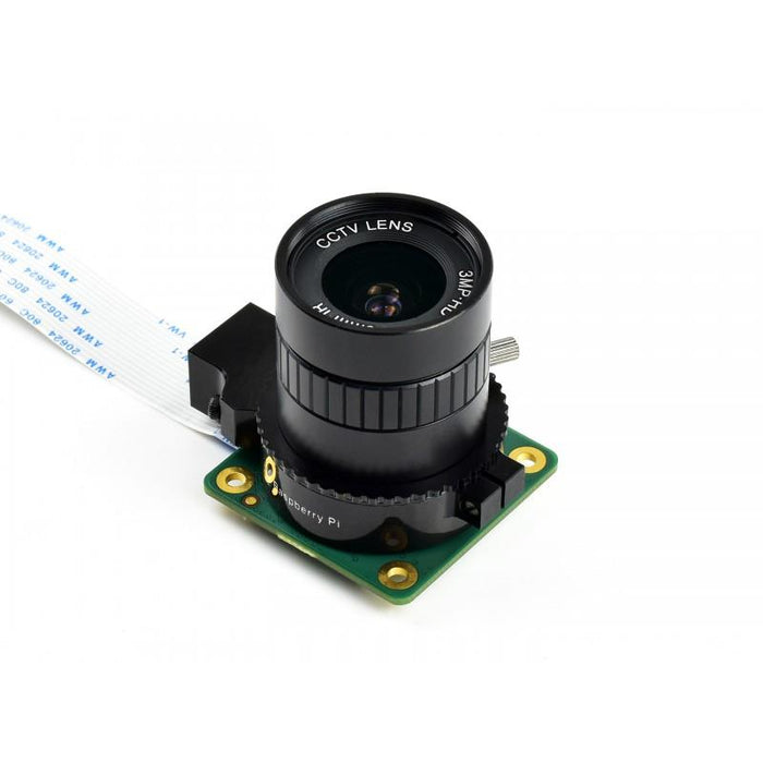 6 mm vidvinkelobjektiv för Raspberry Pi HQ -kamera och IMX477R HQ -kamera
