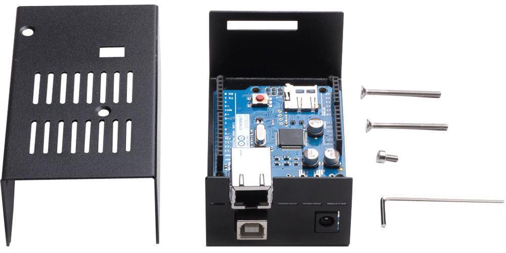 KKSB Arduino Metal Project Case (svart)