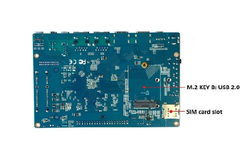 Banana Pi BPI-W2 med 2 GB RAM 8 GB eMMC Quad Core Realtek RTD1296