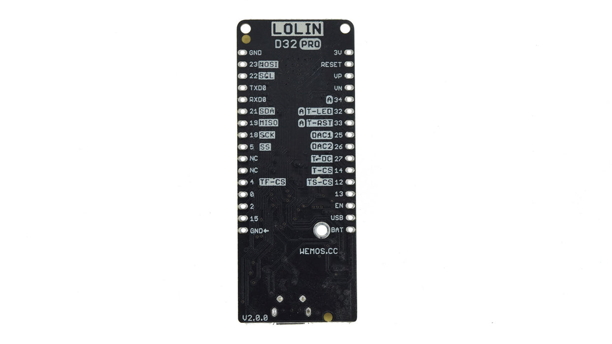 LOLIN D32 Pro ESP-32WROVER WiFi and Bluetooth IoT Board