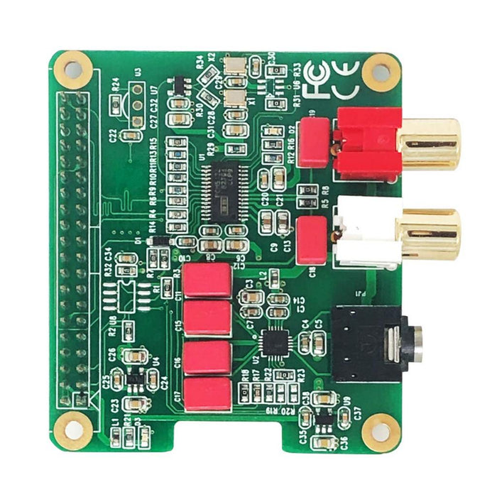 HiFi DAC HAT for Raspberry Pi PCM5122 DAC TPA6133 AMP EEPROM IR Receiver
