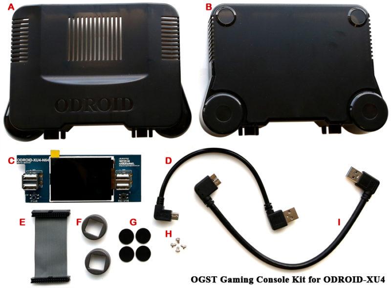 OGST  Spelkonsol -kit för Odroid XU4 och XU4Q
