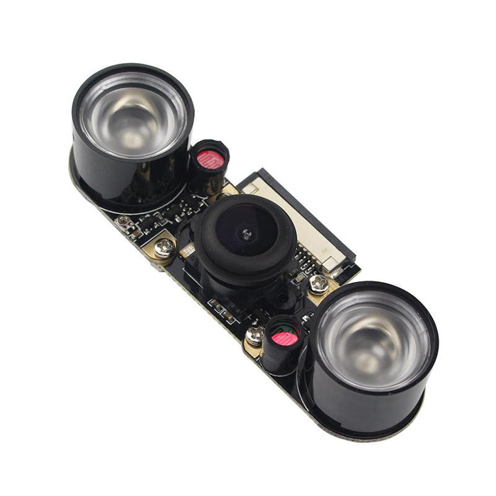 RPi Night Vision Camera Module för Raspberry Pi 5MP OV5647 Fisheye Lens 1080p