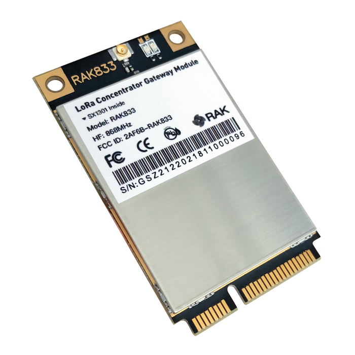 RAK833 LoRa Gateway Concentrator mPCIe -modul SX1301 FT2232H SPI USB 470 MHz