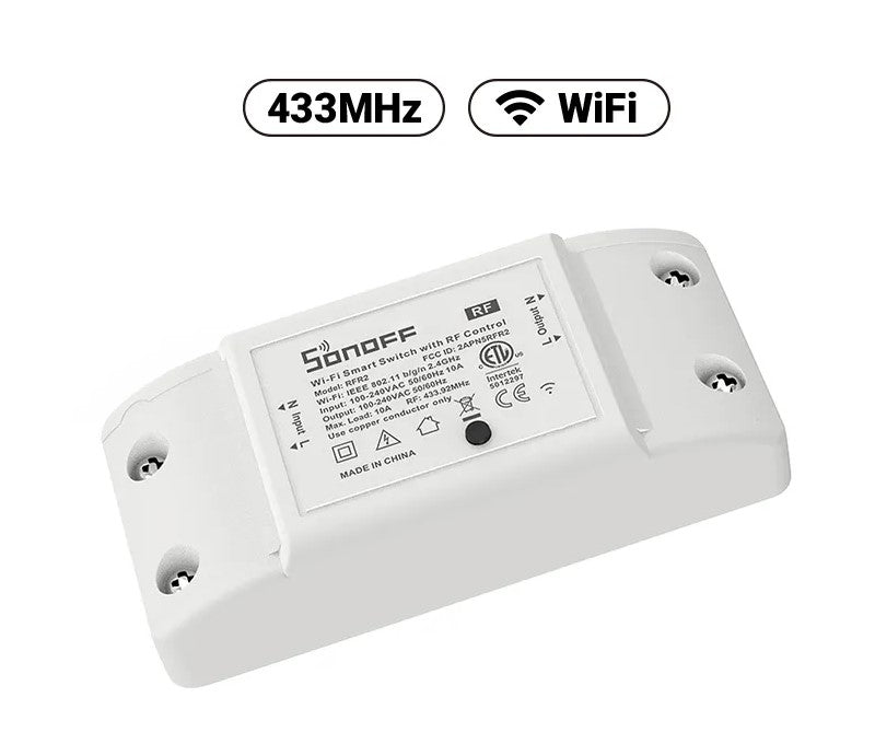 SONOFF RFR2 – WiFi Wireless Smart Switch with RF Receiver