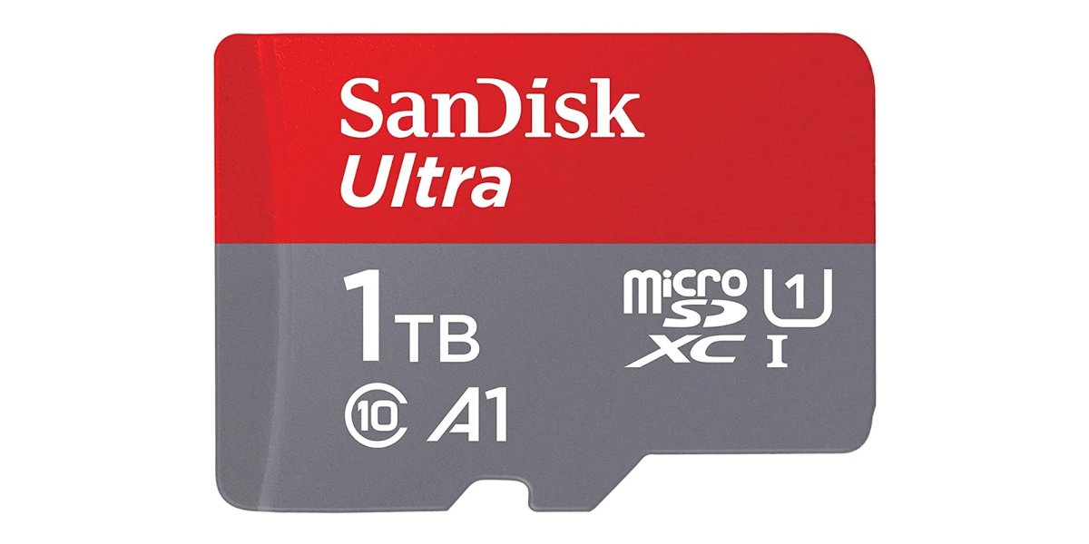 1 TB SanDisk Ultra Micro SDHC UHS-I C10 A1 U1 minneskort