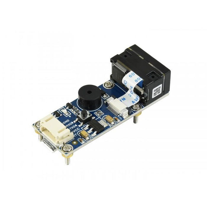 1D 2D QR -kodläsare och streckkodsläsare 5V PH2.0 och USB -kablar UART -stöd