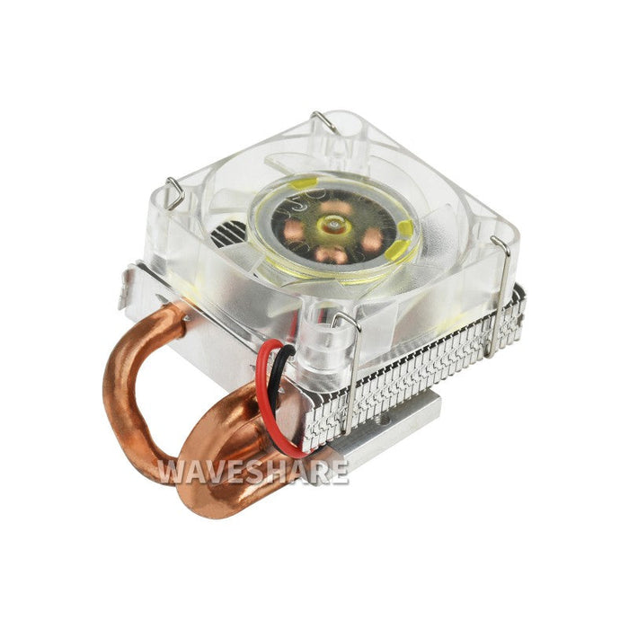 Low Profile RGB LED 5V ICE Tower Cooling Fan for Raspberry Pi 4B, 3B+, and 3B