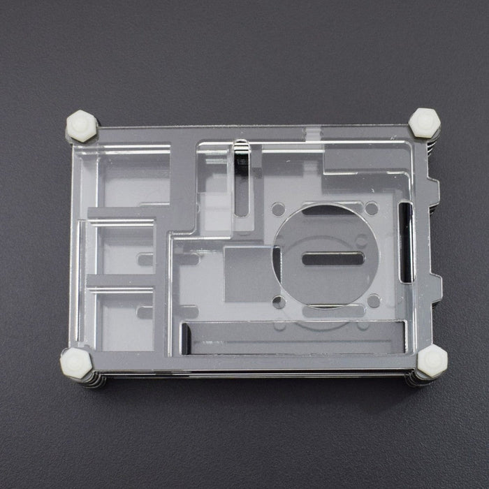 Acrylic Case for Raspberry Pi 3B / 3B+ 9 Transparent Layers with Black Markings
