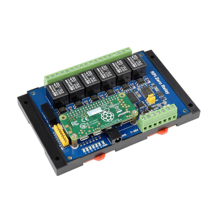 Industrial 6-Channel Relay Module for Raspberry Pi Zero SPI CAN RS485