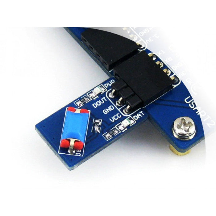 Miniatyrvinkelsensor 3V till 5,5V med 3 PIN anpassad kontakt Jumper Wire