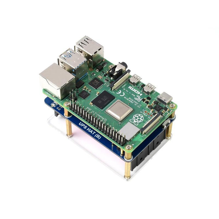Raspberry Pi UPS HAT Pogo Pins 5V 5A med 8,4V laddare