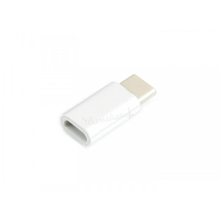Raspberry Pi 4B strömförsörjningsadapter USB Micro-B (hona) till USB-C (hane) kontaktadapter