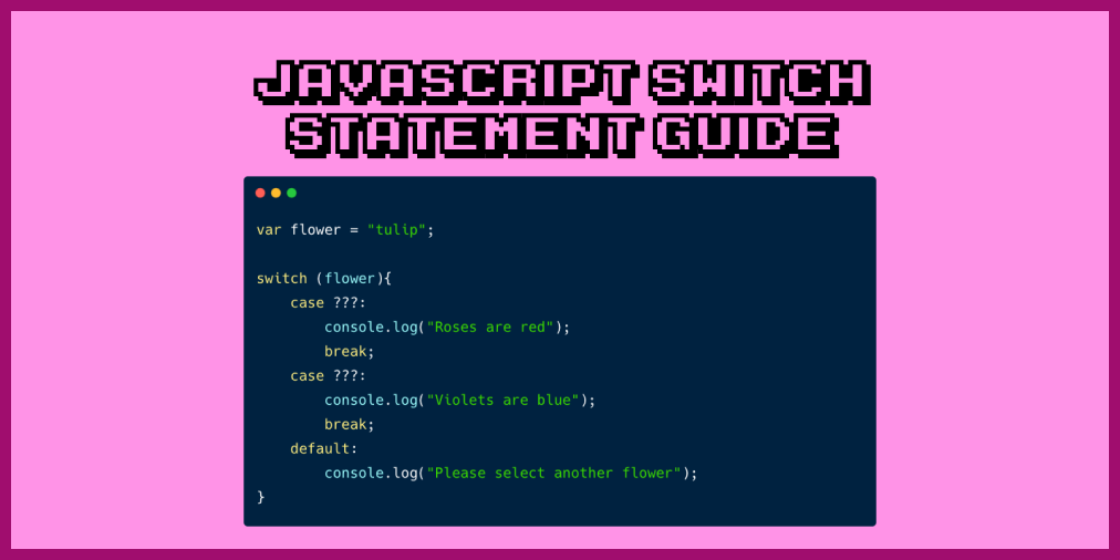 Switch-sats i JavaScript: Användning av switch-case i JS - Maker ...